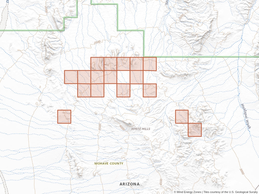 'White Hills Wind Energy Right Of Way' | 6,195 acres in Mohave, Ariz ...