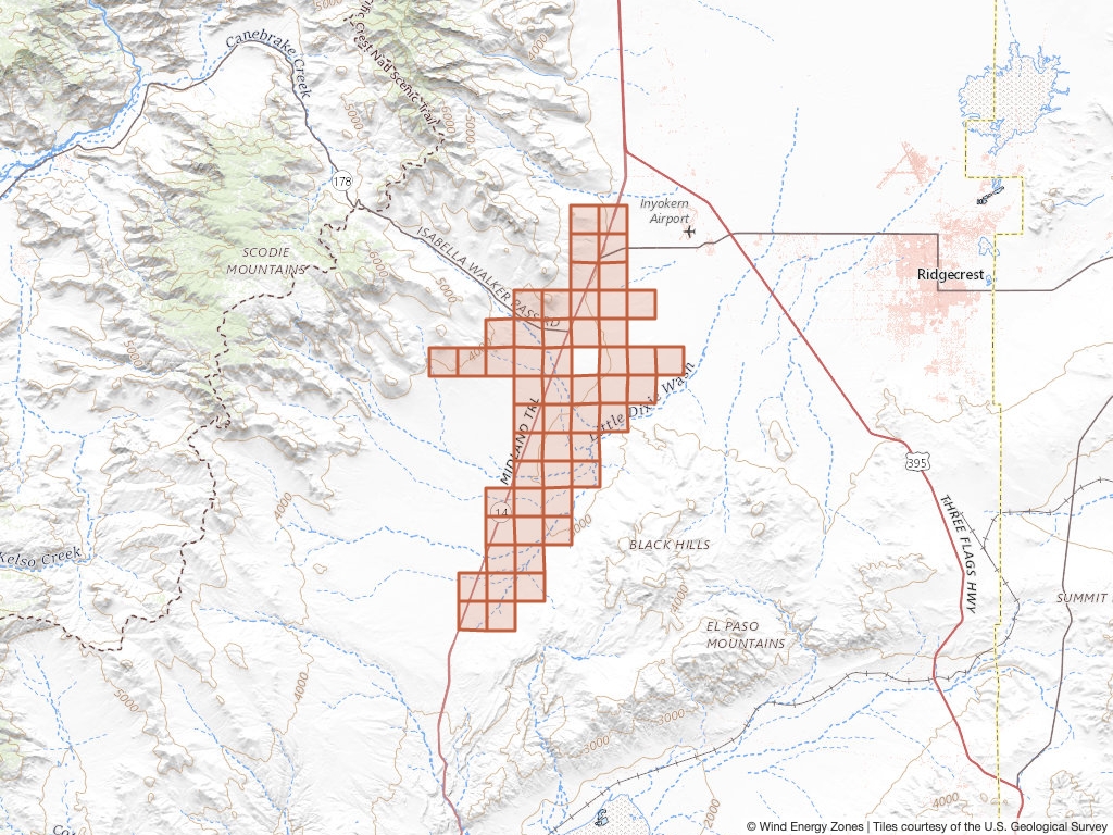 'Freeman Junction Wind Energy Right Of Way' | 25,674 acres in Kern ...