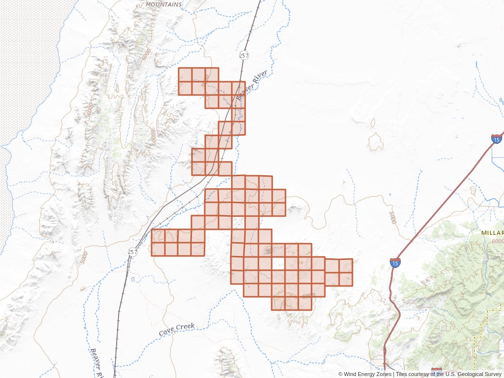 'Orion Clear Spot Wind Energy Right Of Way' | 45,072 acres in Millard ...